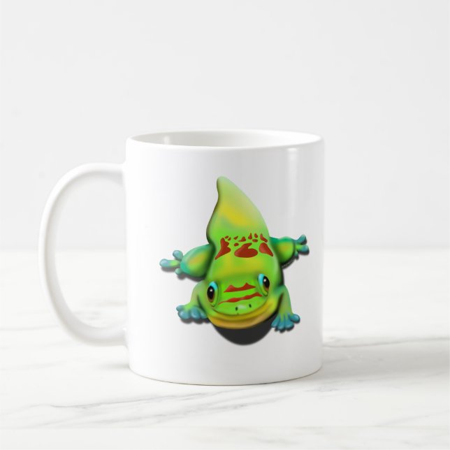 Taza De Café Gecko del Día del Polvo Oro (Izquierda)