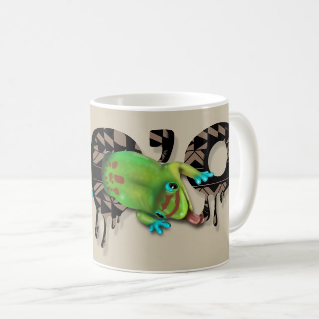 Taza De Café Gecko en Hawaii (Anverso derecho)