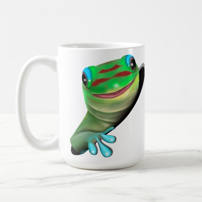 Taza De Café Gecko en un agujero (Izquierda)