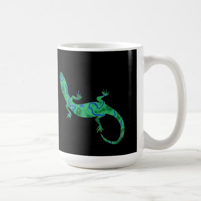 Taza De Café Gecko verde (Derecha)