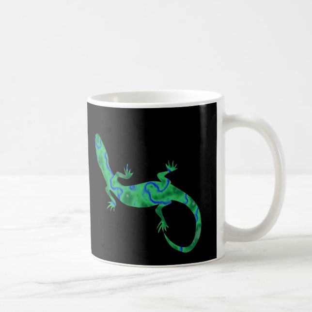 Taza De Café Gecko verde (Derecha)