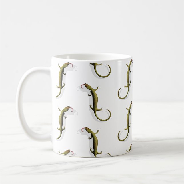Taza De Café Geckos verdes (Izquierda)