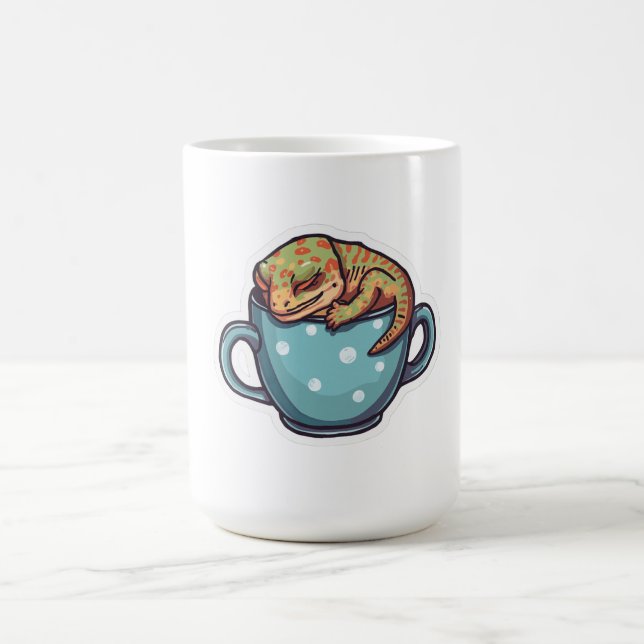 Taza De Café Geco durmiendo (Centro)