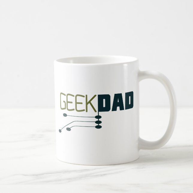 Taza De Café Geek Dad (Derecha)