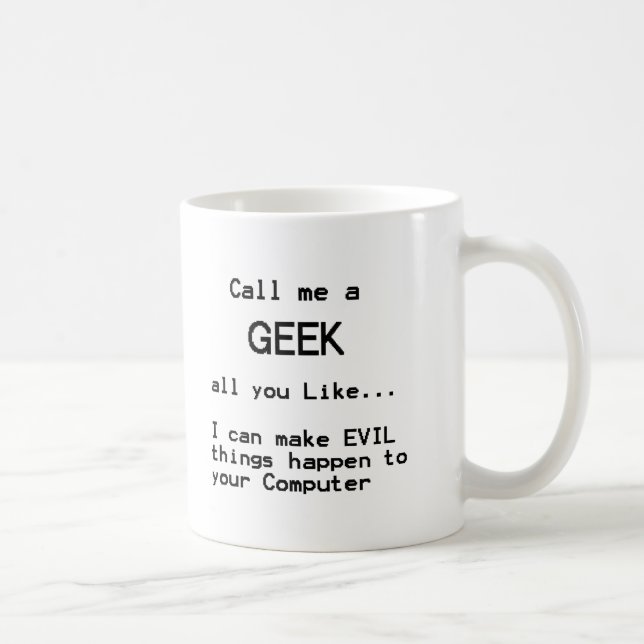 Taza De Café Geek De Computación (Derecha)