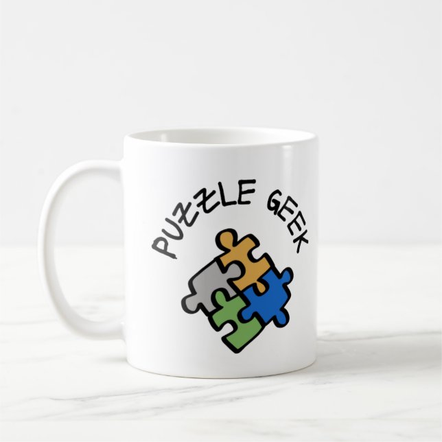 Taza De Café Geek del rompecabezas (Izquierda)
