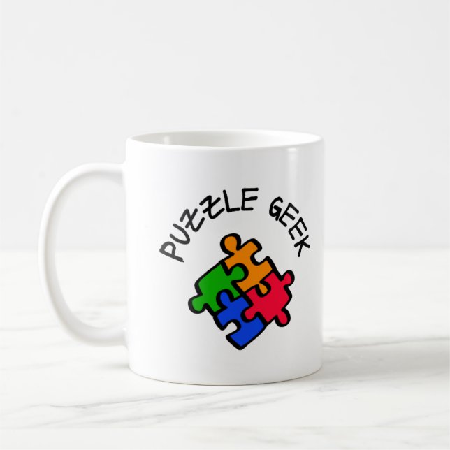 Taza De Café Geek del rompecabezas (Izquierda)