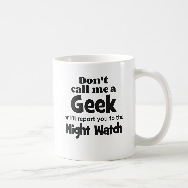 Taza De Café Geek Night Watch bf (Derecha)