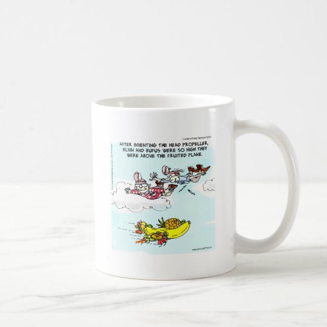 Taza De Café Geeks Sobre Fruited Plane Funny (Derecha)