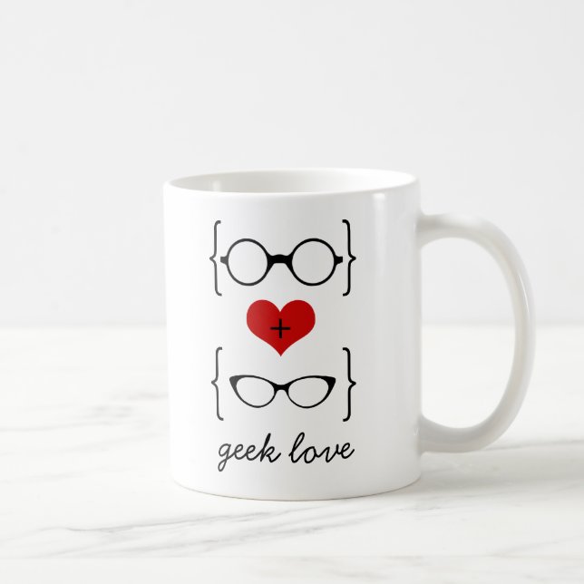 Taza De Café Geeky Glasses Mug (Derecha)