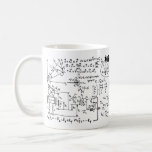 Taza De Café Geeky Math Mathematics Personalizado<br><div class="desc">Matemáticas / Math / Math Teacher Gift / Math Student Gift / Geek Math Math Gift / Black and White Coffee Mug con un lugar para su personalización http://www.zazzle.com/riverme/products?dp=0&cg=196337101538930871&ch=riverme&sr=250506470470523971&pg=1&ps=72</div>