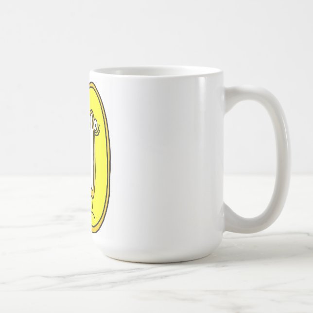Taza De Café geel gezicht 50, it 's only a number (Derecha)