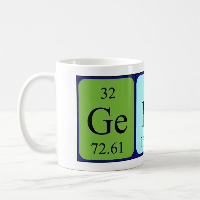 Taza De Café Geert regular nombre de tabla mug (Izquierda)