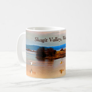 Taza De Café Geese de nieve en el valle de Skagit