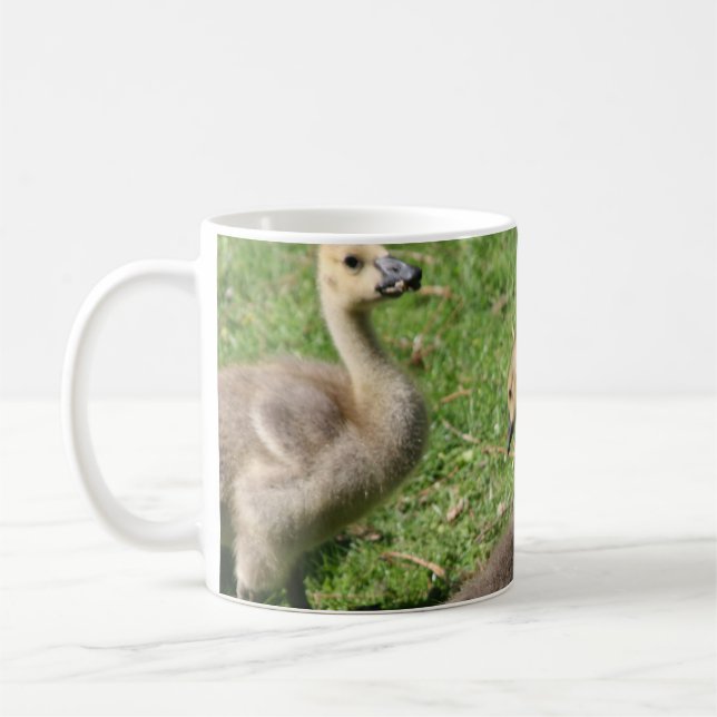 Taza De Café Geese en la hierba (Izquierda)