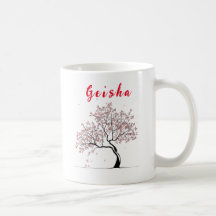Geisha Mug Personalizado Moderno