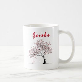 Taza De Café Geisha Mug Personalizado Moderno