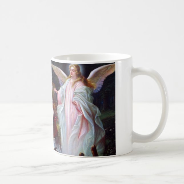 Taza De Café Gel, de protección y niños en puente (Derecha)