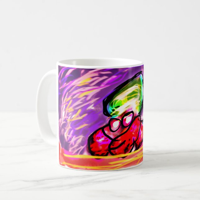 Taza De Café gema cangrejo ermitaño (Anverso izquierdo)