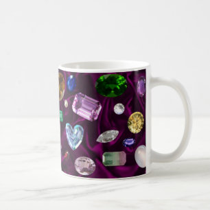 Taza De Café Gemas en el terciopelo