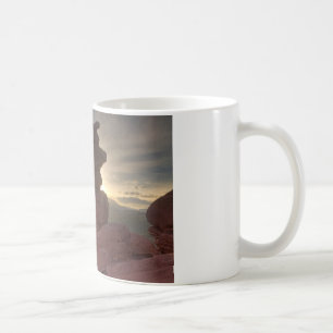 Taza De Café Gemelos siameses al atardecer