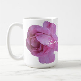 Taza De Café Gemini Twin dos hermanas atractivas rosas de color