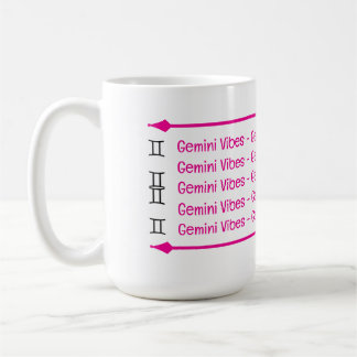 Taza De Café Gemini Vibes Coffee Mug