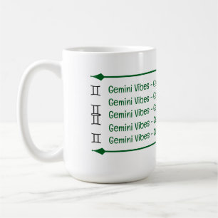 Taza De Café Gemini Vibes Coffee Mug