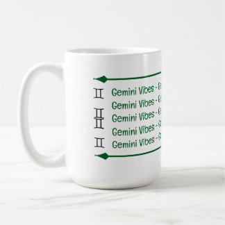 Taza De Café Gemini Vibes Coffee Mug
