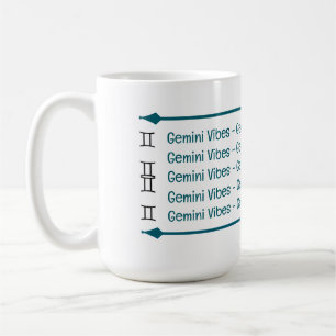 Taza De Café Gemini Vibes Coffee Mug
