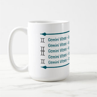 Taza De Café Gemini Vibes Coffee Mug