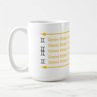 Taza De Café Gemini Vibes Coffee Mug