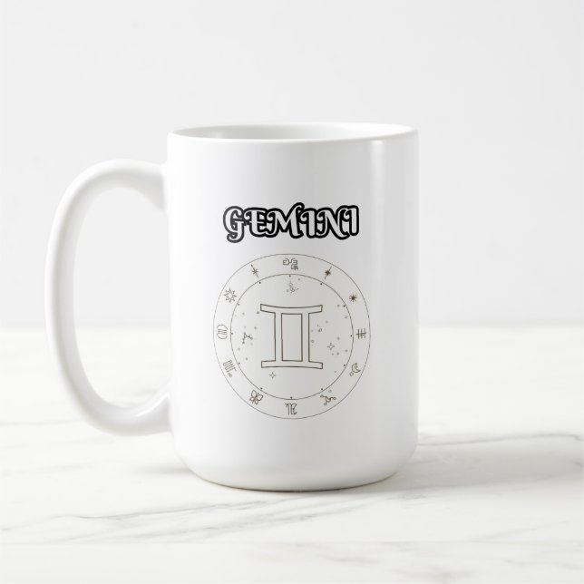 Taza De Café gemini zodiac (Izquierda)