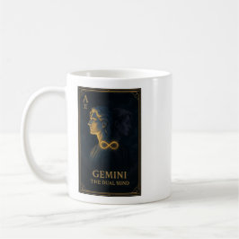 Taza De Café Gemini Zodiac Art – Celestial Twins and Duality