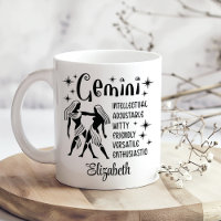 Gemini Zodiac Horoscope Nombre personalizado