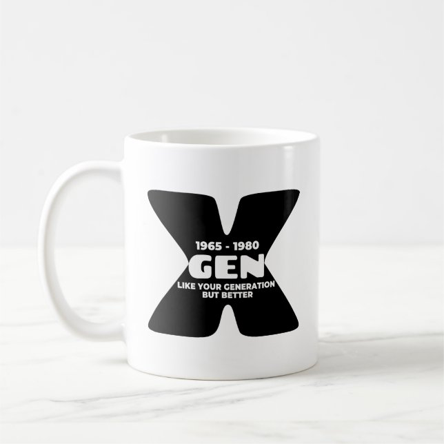 Taza De Café Gen X Mug (Izquierda)
