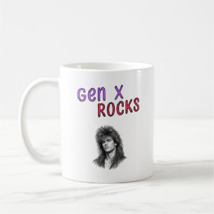 Taza De Café Gen X Rocks, Foto Personalizable