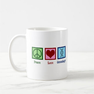 Taza De Café Genealogía de amor por la paz