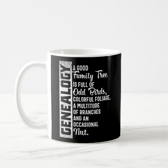 Taza De Café Genealogía De Árboles De Familia personalizado Par (Izquierda)