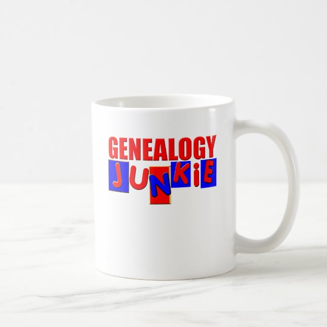 Taza De Café Genealogía divertida (Derecha)