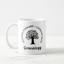 Taza De Café Genealogía Familia Ancesto Impresión negra regalo 