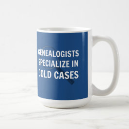 Taza De Café Genealogía Mug (azul)