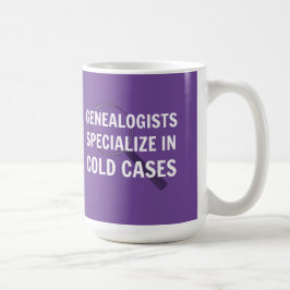 Taza De Café Genealogía Mug (púrpura)