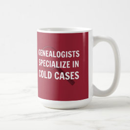 Taza De Café Genealogía Mug (rojo)