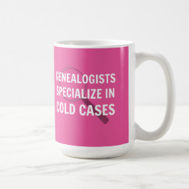 Taza De Café Genealogía Mug (rosa)
