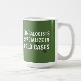 Taza De Café Genealogía Mug (verde)