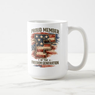 Taza De Café Generación de la Libertad – Miembro Orgulloso Patr