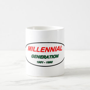Taza De Café Generación de Mug Y - "Millennials"