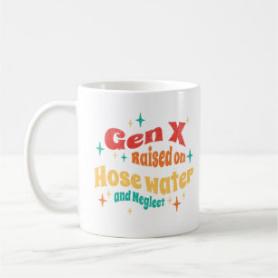 Taza De Café Generación divertida de la Generación X en agua de