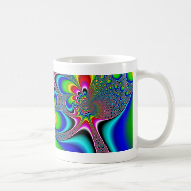 Taza De Café Generador arcoiris - Fractal (Derecha)